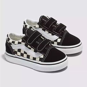 Vans old Skool V black & white checkerboard NIB 2 T